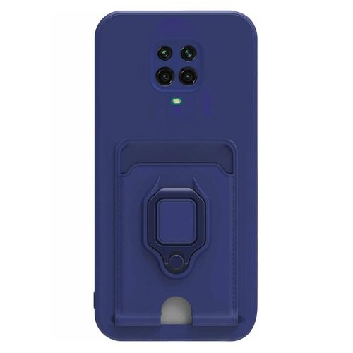 Microsonic Xiaomi Redmi Note 9S Kılıf Multifunction Silicone Lacivert