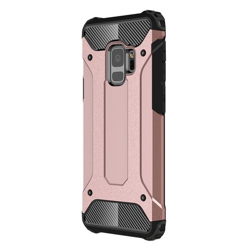 Microsonic Samsung Galaxy S9 Kılıf Rugged Armor Rose Gold