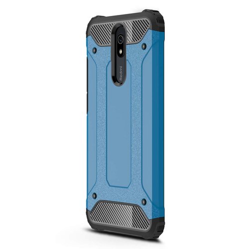 Microsonic Xiaomi Redmi 8A Kılıf Rugged Armor Mavi