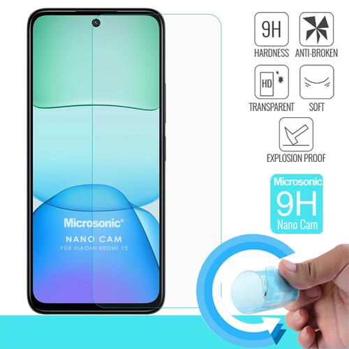 Microsonic Xiaomi Redmi 13 4G Nano Glass Cam Ekran Koruyucu