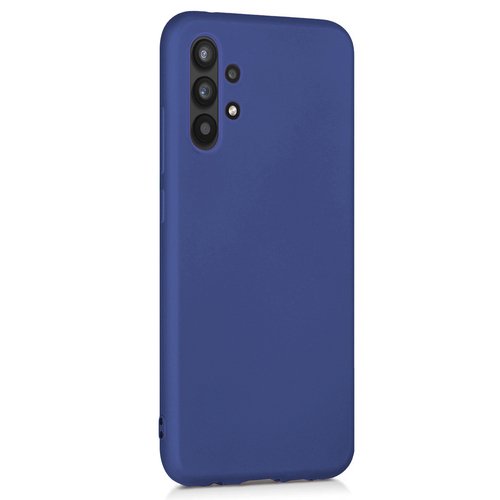 Microsonic Matte Silicone Samsung Galaxy A32 5G Kılıf Lacivert