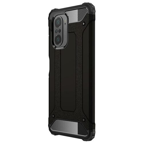 Microsonic Xiaomi Redmi K40 Pro+ Kılıf Rugged Armor Siyah