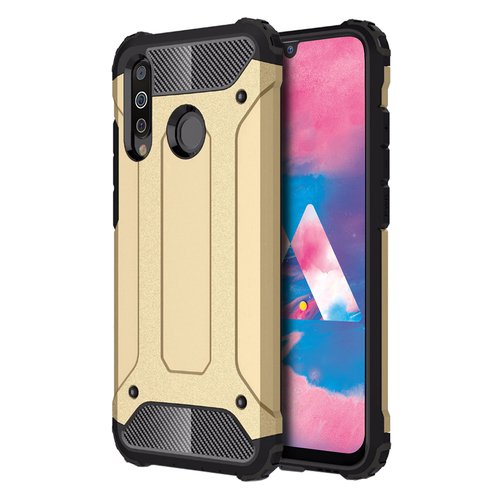 Microsonic Samsung Galaxy M30 Kılıf Rugged Armor Gold