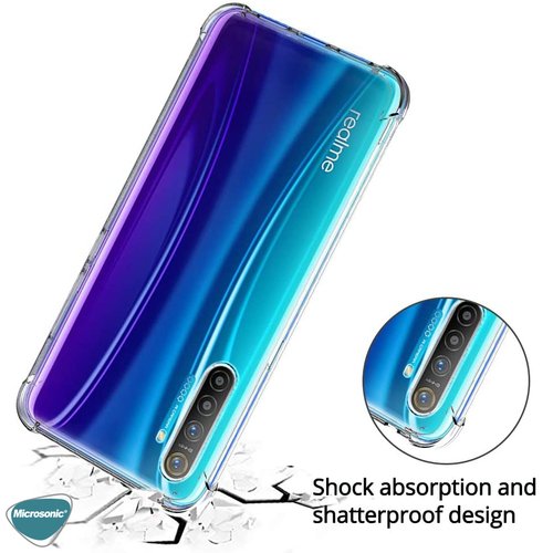 Microsonic Shock Absorbing Kılıf Realme XT Şeffaf