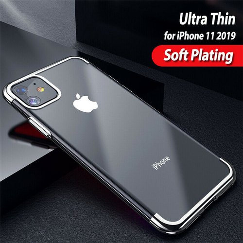 Microsonic Apple iPhone 11 (6.1'') Kılıf Skyfall Transparent Clear Gümüş