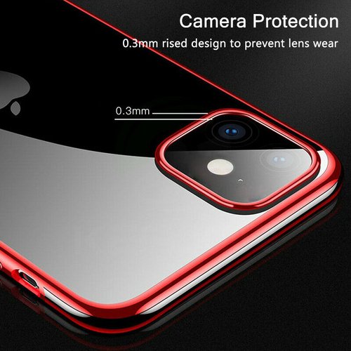 Microsonic Apple iPhone 11 (6.1'') Kılıf Skyfall Transparent Clear Gümüş