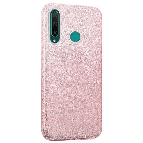 Microsonic Huawei Y7P Kılıf Sparkle Shiny Rose Gold