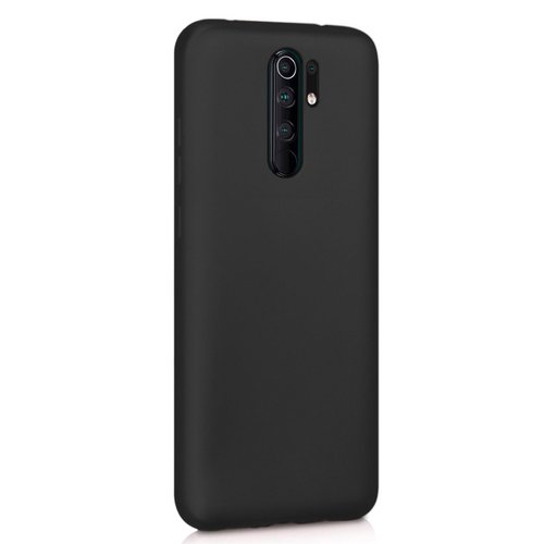 Microsonic Matte Silicone Xiaomi Redmi 9 Kılıf Siyah