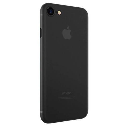 Microsonic Apple iPhone SE 2022 Kılıf Peipe Matte Silicone Siyah