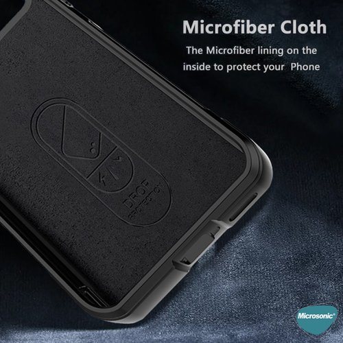 Microsonic Samsung Galaxy S21 Plus Kılıf Oslo Prime Siyah