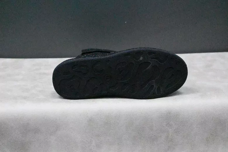 Kadın Taş İşlemeli Bağcıklı+Cırtlı Yarım Bot