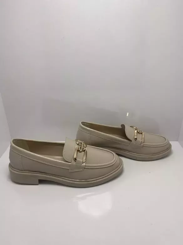 KADIN Düz Taban Tokalı Anne Kundura