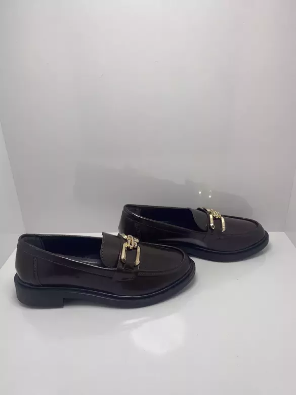 KADIN Düz Taban Tokalı Anne Kundura