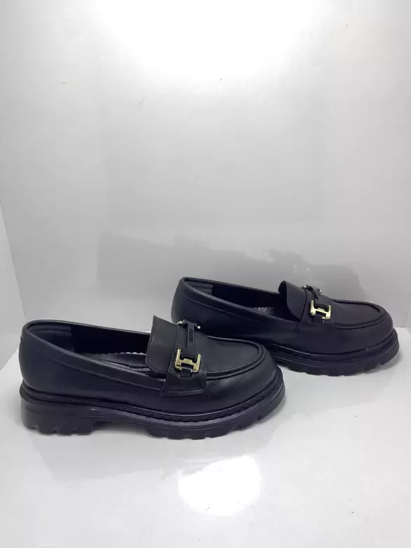 KADIN Düz Taban Tokalı Anne Kundura