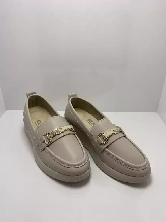 Kadın Tokalı Dolgulu Topuklu Ortapedik Kundura