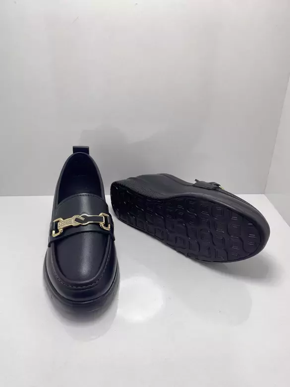 Kadın Tokalı Dolgulu Topuklu Ortapedik Kundura