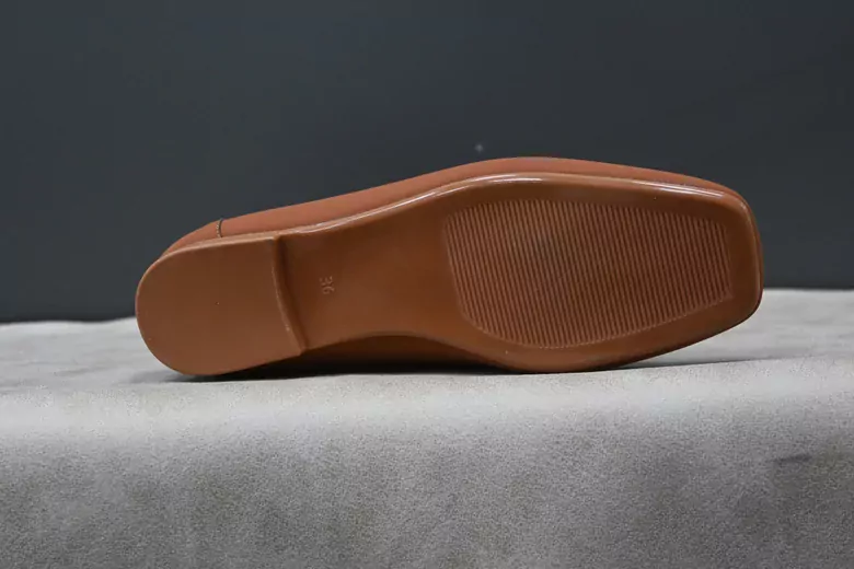 Kadın Taşlı Tokalı Nubuk Babet