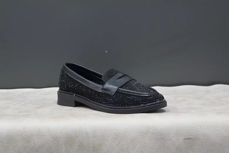 Kadın Düz Taş İşlemeli Babet