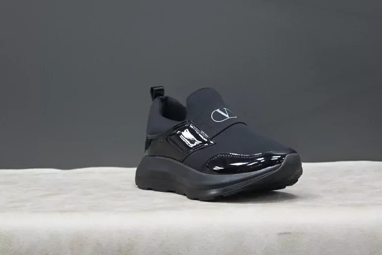 Kadın Rugan Streç Yüksek Taban Spor