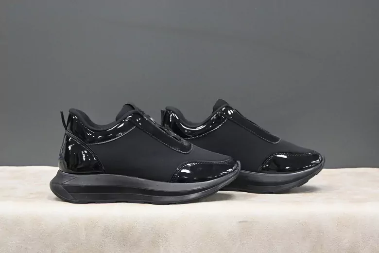 Kadın Rugan Streç Yüksek Taban Spor