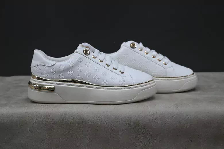 Kadın Kabartmalı Gold Detaylı Spor