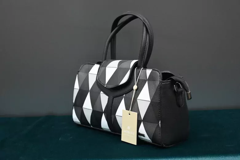 Kadın Çanta Ekose Siyah