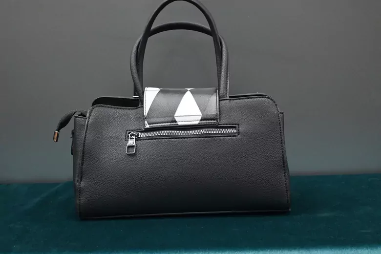 Kadın Çanta Ekose Siyah