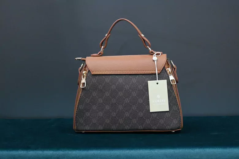 Kadın Kahve Noktalı Çanta