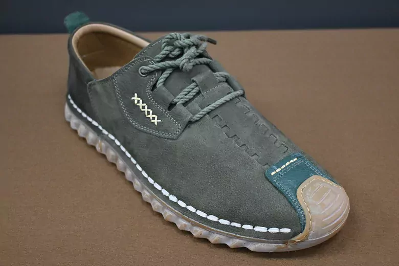 Erkek Nubuk Deri Kaymaz Taban Bağcıklı Ayakkabı