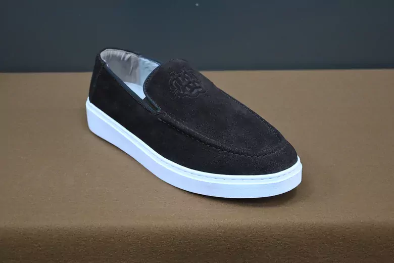 Erkek Nubuk Deri Kaymaz Taban Ayakkabı