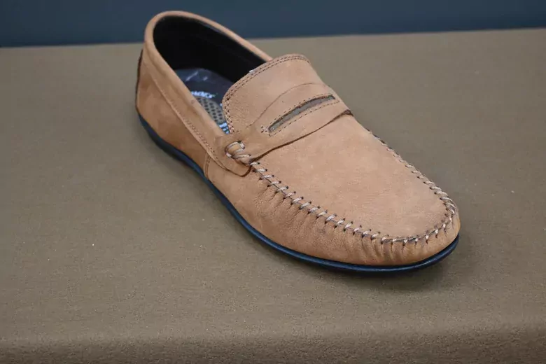 Erkek Nubuk Deri Kaymaz Taban Ayakkabı