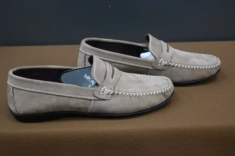 Erkek Nubuk Deri Kaymaz Taban Ayakkabı