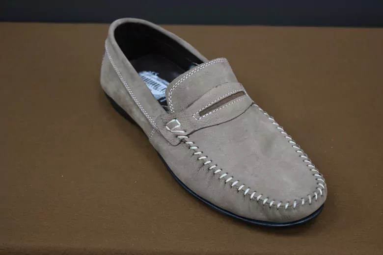 Erkek Nubuk Deri Kaymaz Taban Ayakkabı