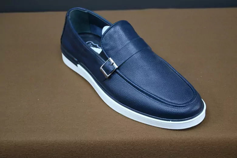 Erkek Deri Kemerli Kaymaz Taban Ayakkabı