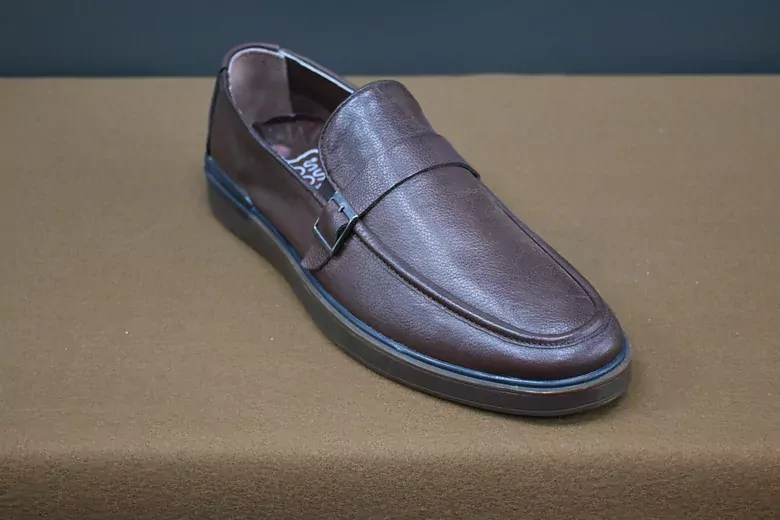 Erkek Deri Kemerli Kaymaz Taban Ayakkabı