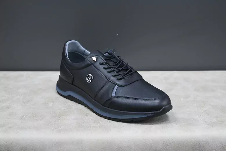 Erkek Deri Lastik Bağcıklı Ayakkabı