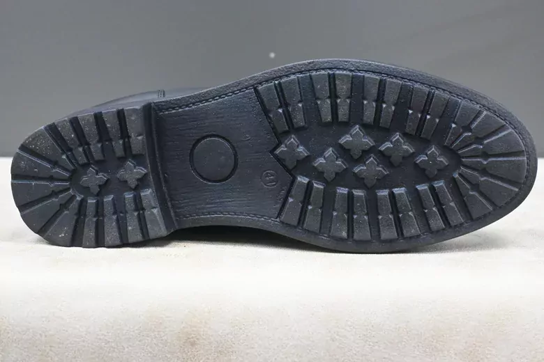 Erkek Deri Bağcıklı Kaymaz Taban Bot