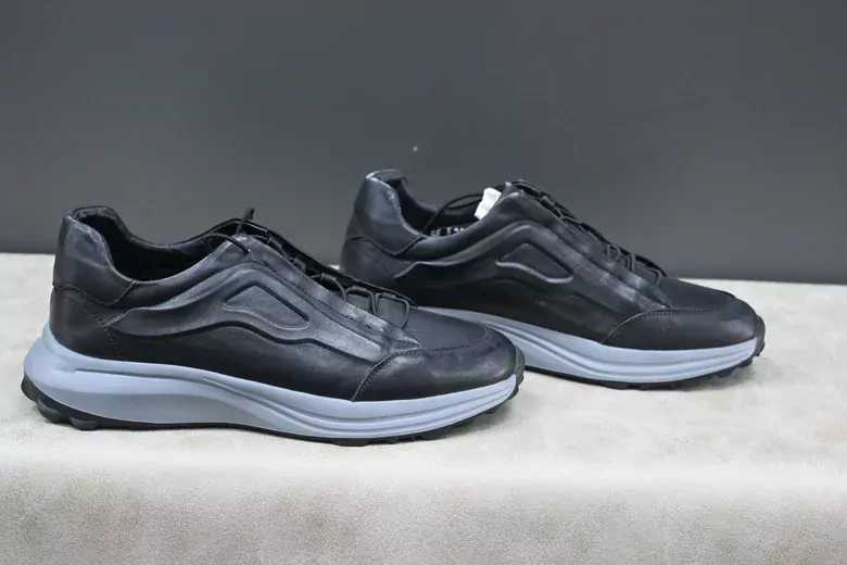 Erkek Deri Kaymaz Taban Lastik Bağcıklı Ayakkabı