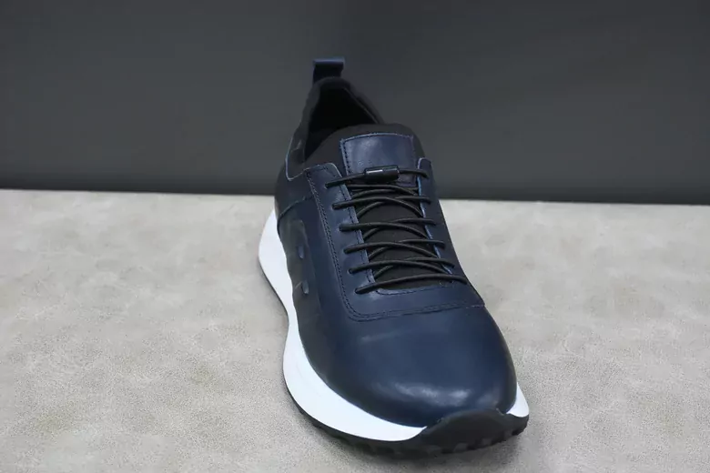 Erkek Lastik Bağcıklı Kaymaz Taban Ayakkabı