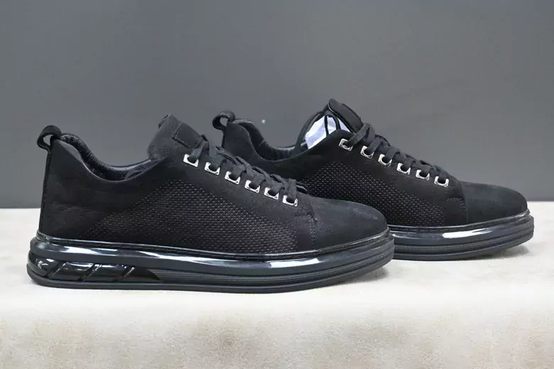 Erkek Nubuk Deri Kaymaz Taban Ayakkabı