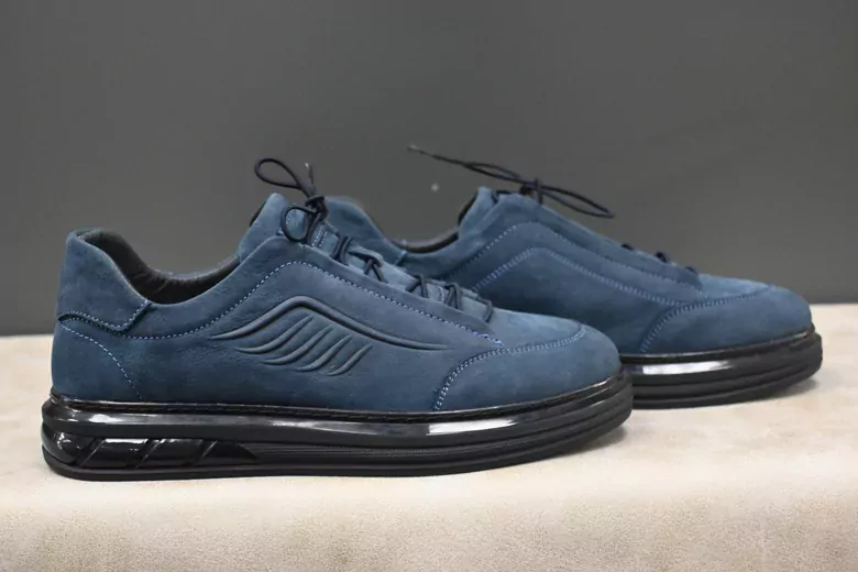 Erkek Nubuk Kot Lastik Kaymaz Taban Ayakkabı