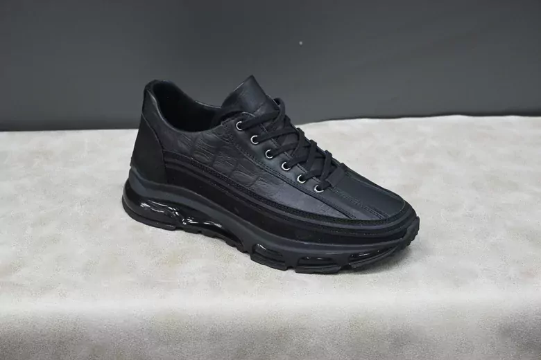 Erkek Bağcıklı Kaymaz Balon Taban Ayakkabı