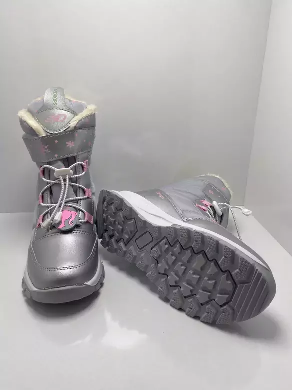 Çocuk Akıllı Bağcıklı Ve Cırtlı Kaymaz Taban İçi Kürklü Bot