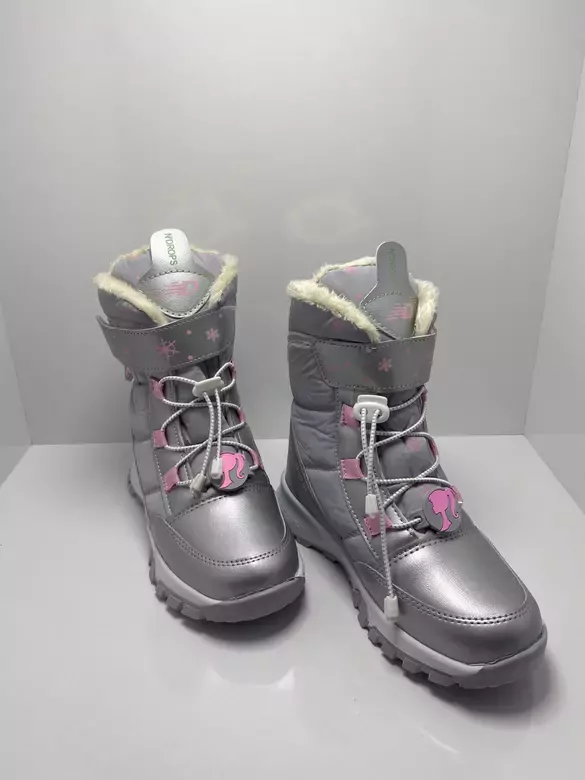 Çocuk Akıllı Bağcıklı Ve Cırtlı Kaymaz Taban İçi Kürklü Bot