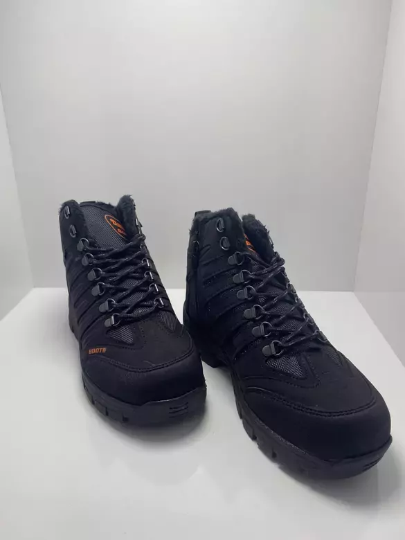 Erkek Kaymaz Taban İçi Kürklü Fermuarlı Bağcıklı Bot