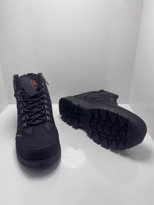 Erkek Kaymaz Taban İçi Kürklü Fermuarlı Bağcıklı Bot