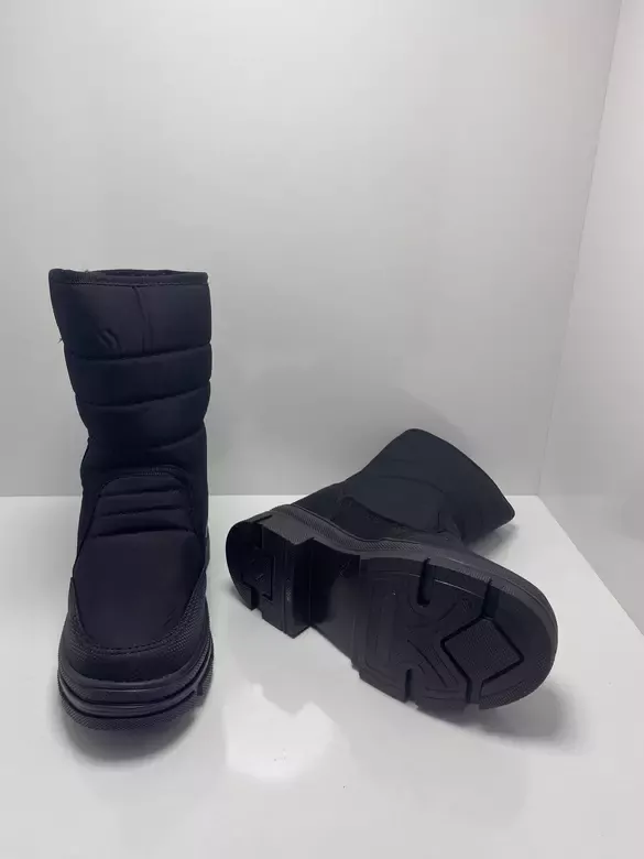 Çocuk İçi Kürklü Kaymaz Taban Cırtlı Çizme