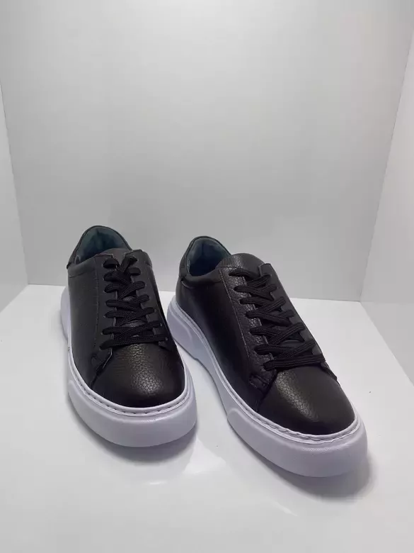 Erkek Deri Bağcıklı Kaymaz Taban Kundura