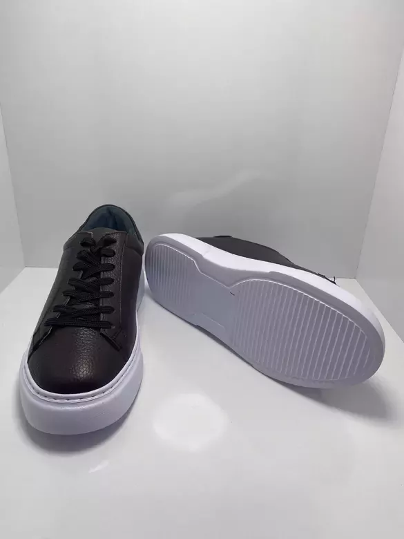 Erkek Deri Bağcıklı Kaymaz Taban Kundura