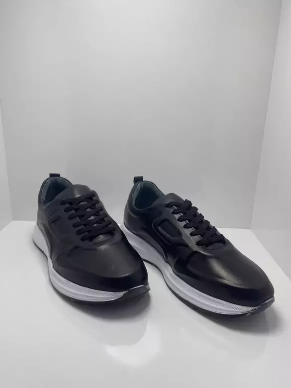 Erkek Kabartma Bağcıklı Kaymaz Taban Spor